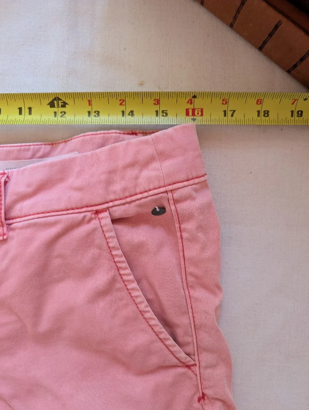 Anthropologie Pilcro And The Letterpress Hyphen Pink Chino Shorts - Size 29